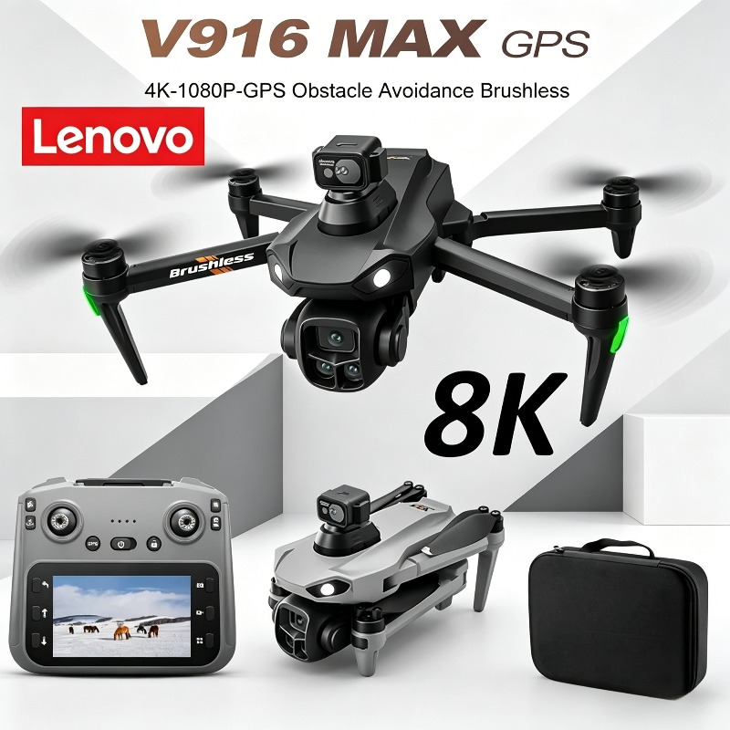 Drone Thermal Imaging - Lenovo V916MAX Profesyonel 8K Drone HD