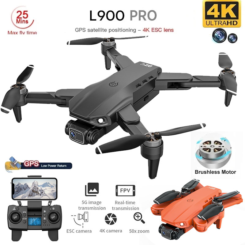 Drone Mapping - L900 Pro GPS Drone 4K profesyonel