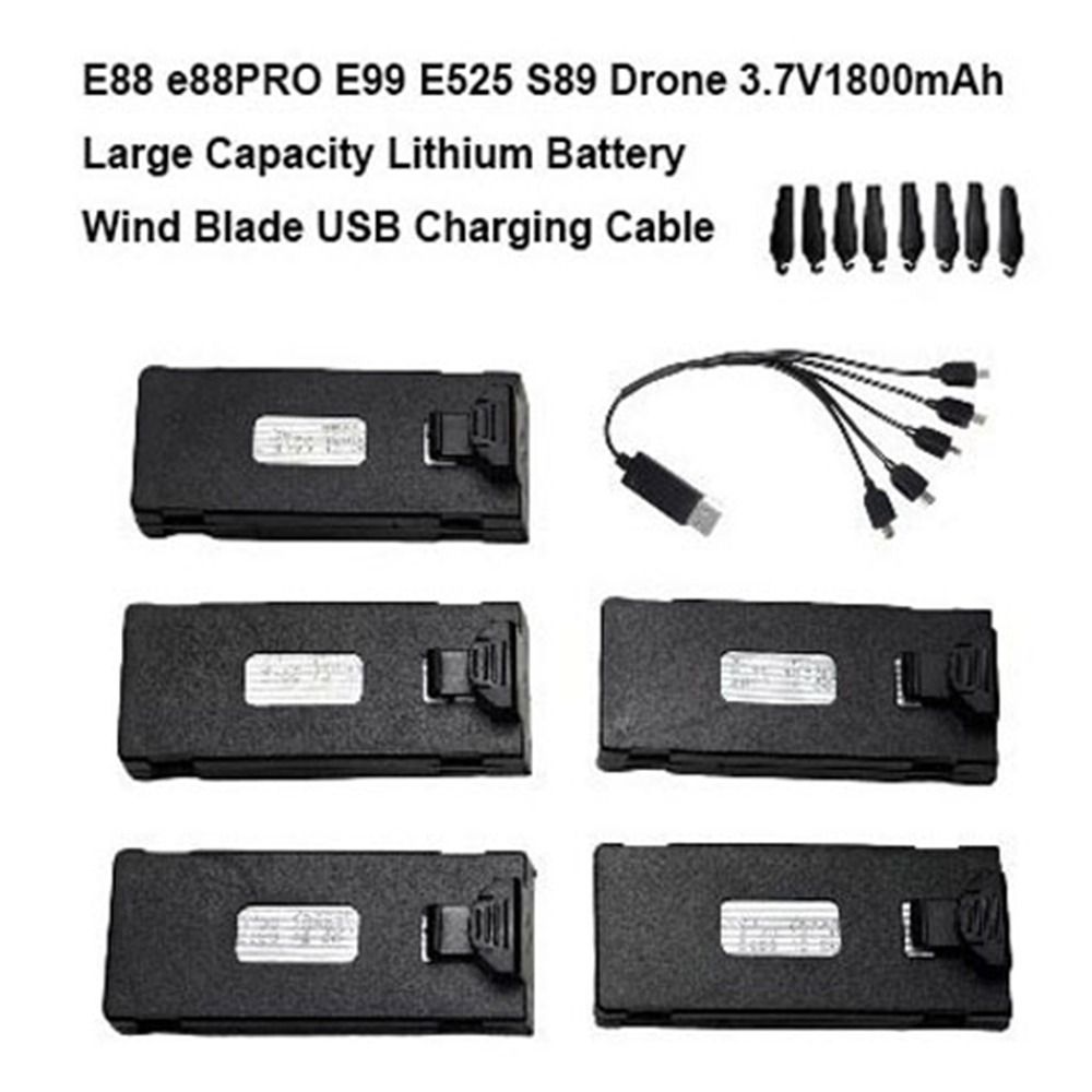 Siyah Lityum Pil 3.7V1800mAh B - Eachine Drone E010 incelemesi ve fiyatı